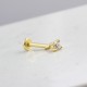 Glorria Altın Tektaş Tragus Piercing Glorria Altın Tektaş Tragus Piercing