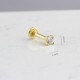 Glorria Altın Tektaş Tragus Piercing Glorria Altın Tektaş Tragus Piercing