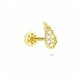 Glorria Altın Melek Kanadı Tragus Piercing Glorria Altın Melek Kanadı Tragus Piercing