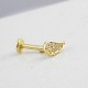 Glorria Altın Melek Kanadı Tragus Piercing Glorria Altın Melek Kanadı Tragus Piercing
