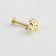 Glorria Altın Kuru Kafa Tragus Piercing Glorria Altın Kuru Kafa Tragus Piercing