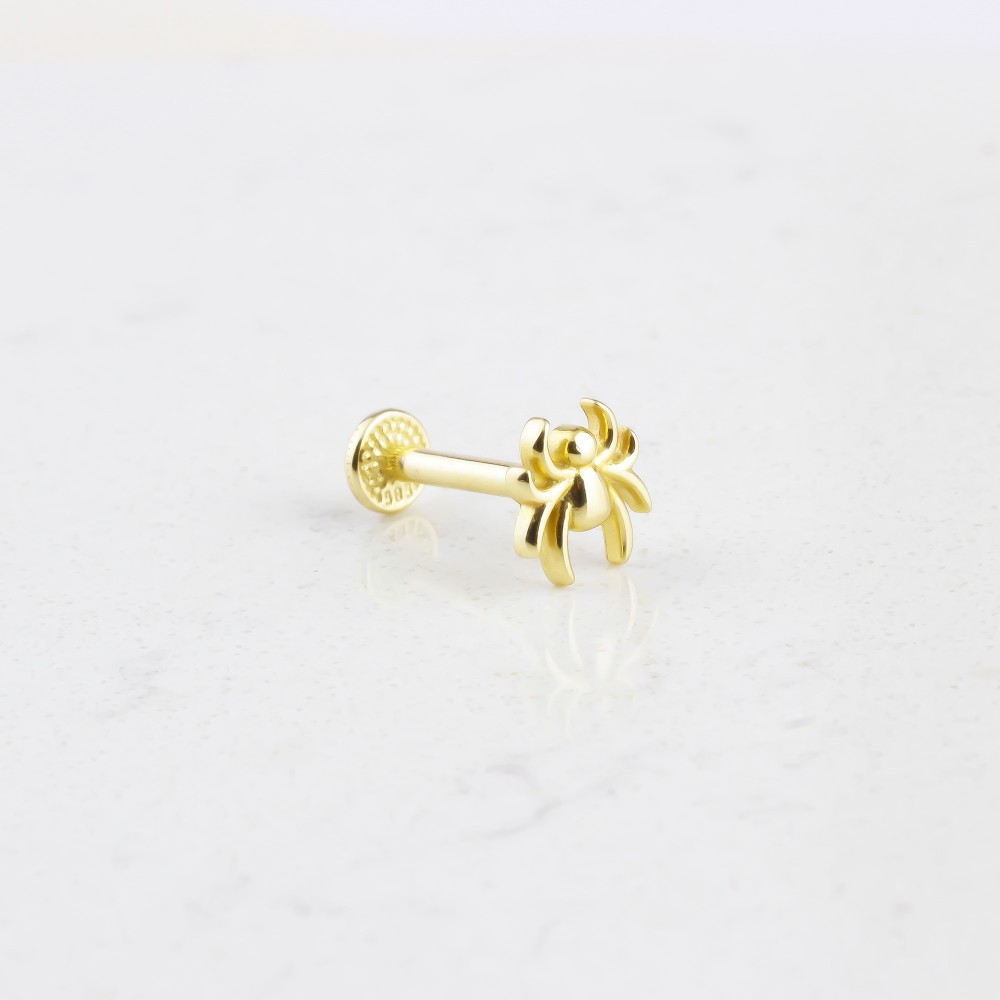 Glorria Altın Örümcek Tragus Piercing Glorria Altın Örümcek Tragus Piercing