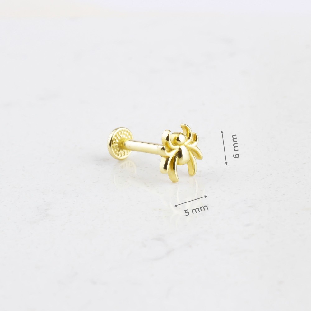 Glorria Altın Örümcek Tragus Piercing Glorria Altın Örümcek Tragus Piercing