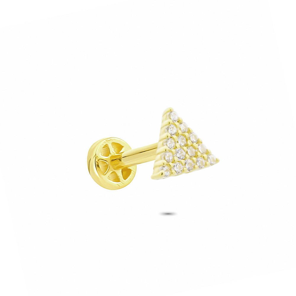 Glorria Altın Üçgen Tragus Piercing Glorria Altın Üçgen Tragus Piercing