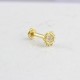 Glorria Altın Güneş Tragus Piercing Glorria Altın Güneş Tragus Piercing