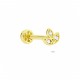 Glorria Altın Çiçek Tragus Piercing Glorria Altın Çiçek Tragus Piercing