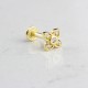 Glorria Altın Yonca Tragus Piercing Glorria Altın Yonca Tragus Piercing