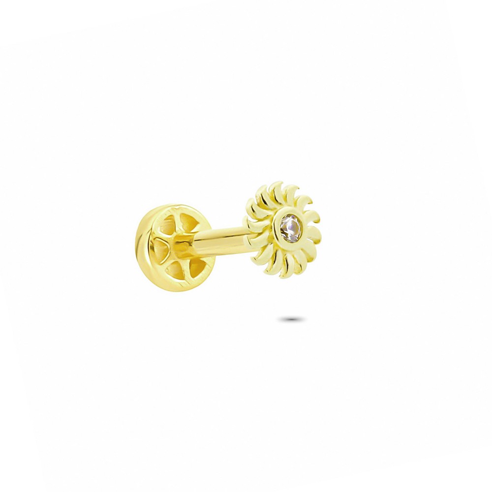 Glorria Altın Güneş Tragus Piercing Glorria Altın Güneş Tragus Piercing