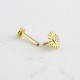 Glorria Altın Güneş Tragus Piercing Glorria Altın Güneş Tragus Piercing