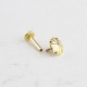 Glorria Altın Şemsiye Tragus Piercing Glorria Altın Şemsiye Tragus Piercing