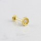 Glorria Altın Papatya Tragus Piercing Glorria Altın Papatya Tragus Piercing