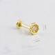 Glorria Altın Papatya Tragus Piercing Glorria Altın Papatya Tragus Piercing
