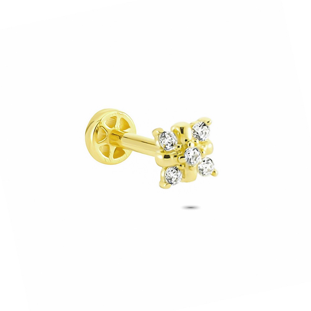Glorria Altın Yonca Tragus Piercing Glorria Altın Yonca Tragus Piercing