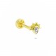 Glorria Altın Damla Tragus Piercing Glorria Altın Damla Tragus Piercing