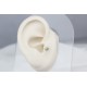 Glorria Altın Turkuaz Göz Tragus Piercing Glorria Altın Turkuaz Göz Tragus Piercing