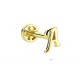 Glorria Altın A Harfi Tragus Piercing Glorria Altın A Harfi Tragus Piercing