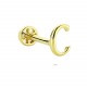Glorria Altın C Harfi Tragus Piercing Glorria Altın C Harfi Tragus Piercing
