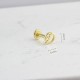 Glorria Altın D Harfi Tragus Piercing Glorria Altın D Harfi Tragus Piercing