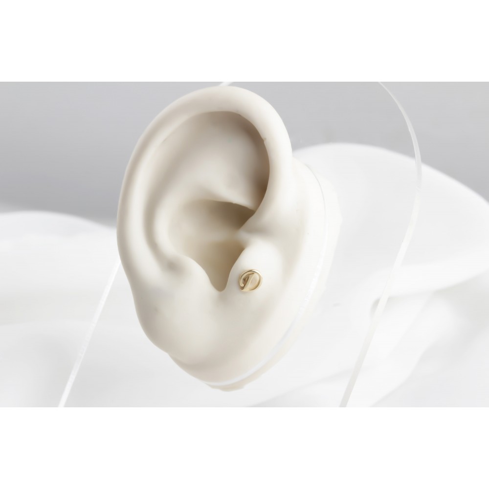 Glorria Altın D Harfi Tragus Piercing Glorria Altın D Harfi Tragus Piercing