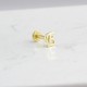 Glorria Altın E Harfi Tragus Piercing Glorria Altın E Harfi Tragus Piercing