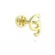 Glorria Altın G Harfi Tragus Piercing Glorria Altın G Harfi Tragus Piercing