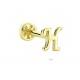 Glorria Altın H Harfi Tragus Piercing Glorria Altın H Harfi Tragus Piercing