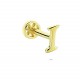 Glorria Altın I Harfi Tragus Piercing Glorria Altın I Harfi Tragus Piercing