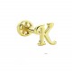 Glorria Altın K Harfi Tragus Piercing Glorria Altın K Harfi Tragus Piercing