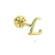 Glorria Altın L Harfi Tragus Piercing Glorria Altın L Harfi Tragus Piercing