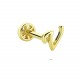 Glorria Altın V Harfi Tragus Piercing Glorria Altın V Harfi Tragus Piercing