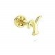 Glorria Altın Y Harfi Tragus Piercing Glorria Altın Y Harfi Tragus Piercing