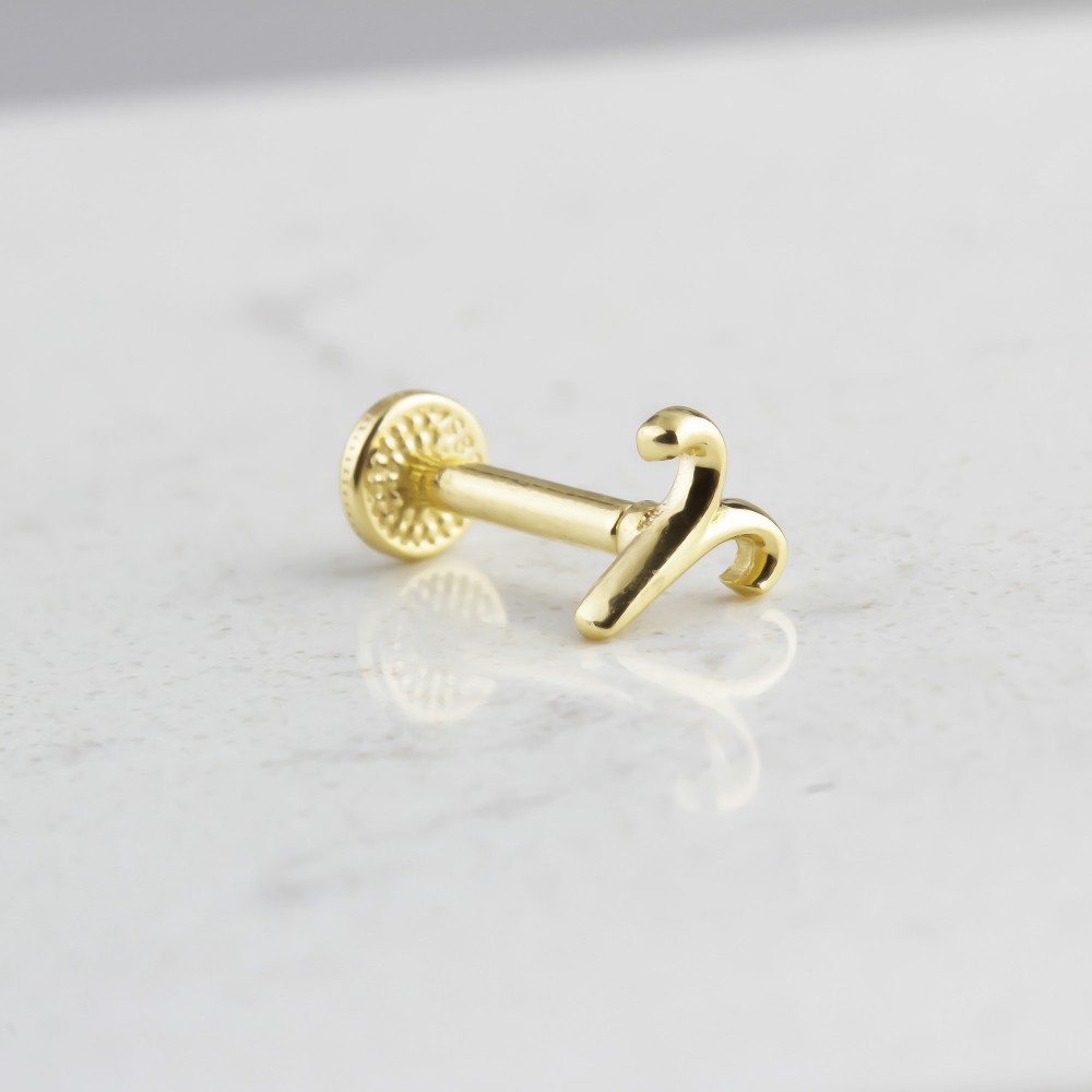 Glorria Altın Koç Burcu Tragus Piercing Glorria Altın Koç Burcu Tragus Piercing