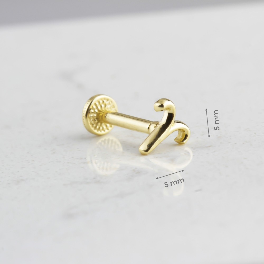 Glorria Altın Koç Burcu Tragus Piercing Glorria Altın Koç Burcu Tragus Piercing