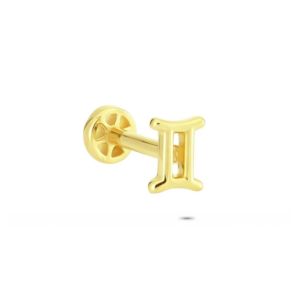 Glorria Altın İkizler Burcu Tragus Piercing Glorria Altın İkizler Burcu Tragus Piercing