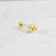 Glorria Altın Yengeç Burcu Tragus Piercing Glorria Altın Yengeç Burcu Tragus Piercing