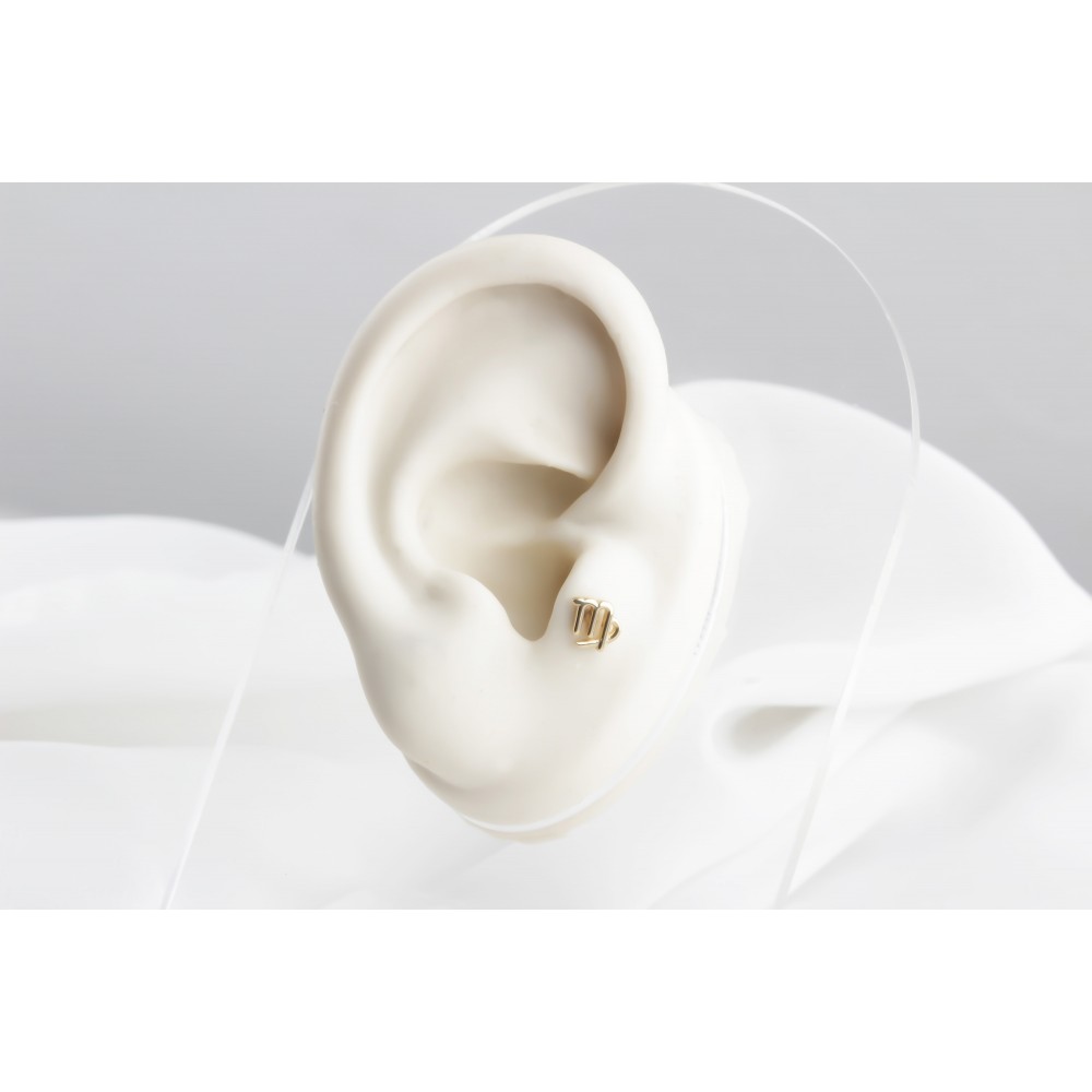 Glorria Altın Başak Burcu Tragus Piercing Glorria Altın Başak Burcu Tragus Piercing
