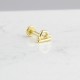 Glorria Altın Terazi Burcu Tragus Piercing Glorria Altın Terazi Burcu Tragus Piercing