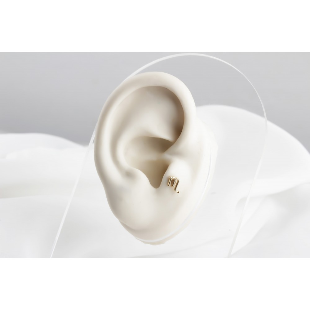 Glorria Altın Akrep Burcu Tragus Piercing Glorria Altın Akrep Burcu Tragus Piercing