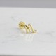 Glorria Altın Akrep Burcu Tragus Piercing Glorria Altın Akrep Burcu Tragus Piercing