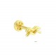 Glorria Altın Kova Burcu Tragus Piercing Glorria Altın Kova Burcu Tragus Piercing