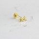 Glorria Altın Kova Burcu Tragus Piercing Glorria Altın Kova Burcu Tragus Piercing