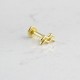 Glorria Altın Kova Burcu Tragus Piercing Glorria Altın Kova Burcu Tragus Piercing