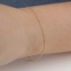 Glorria Altın 1 mm Top Zincir Bileklik Glorria Altın 1 mm Top Zincir Bileklik