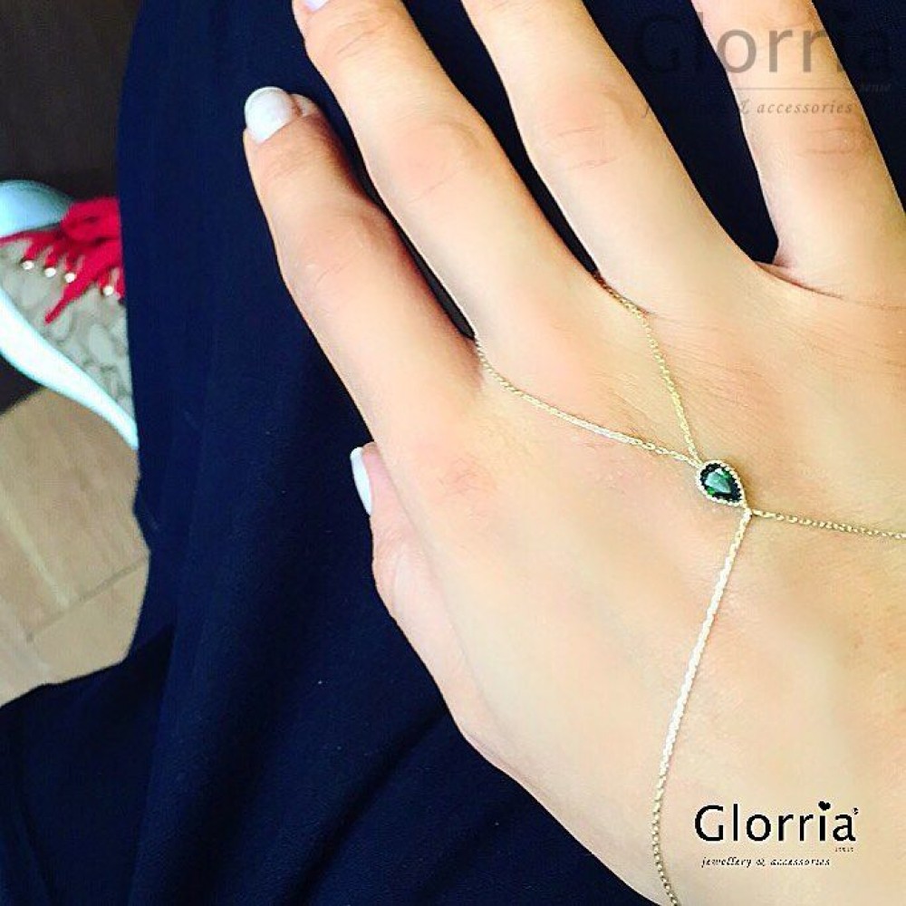 Glorria Altın Damla Şahmeran Bileklik Glorria Altın Damla Şahmeran Bileklik