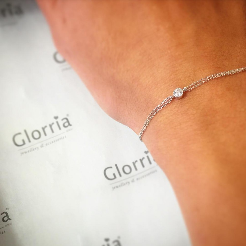 Glorria Altın Tektaş Bileklik Glorria Altın Tektaş Bileklik