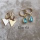 Glorria Altın Üçgen Küpe Glorria Altın Üçgen Küpe