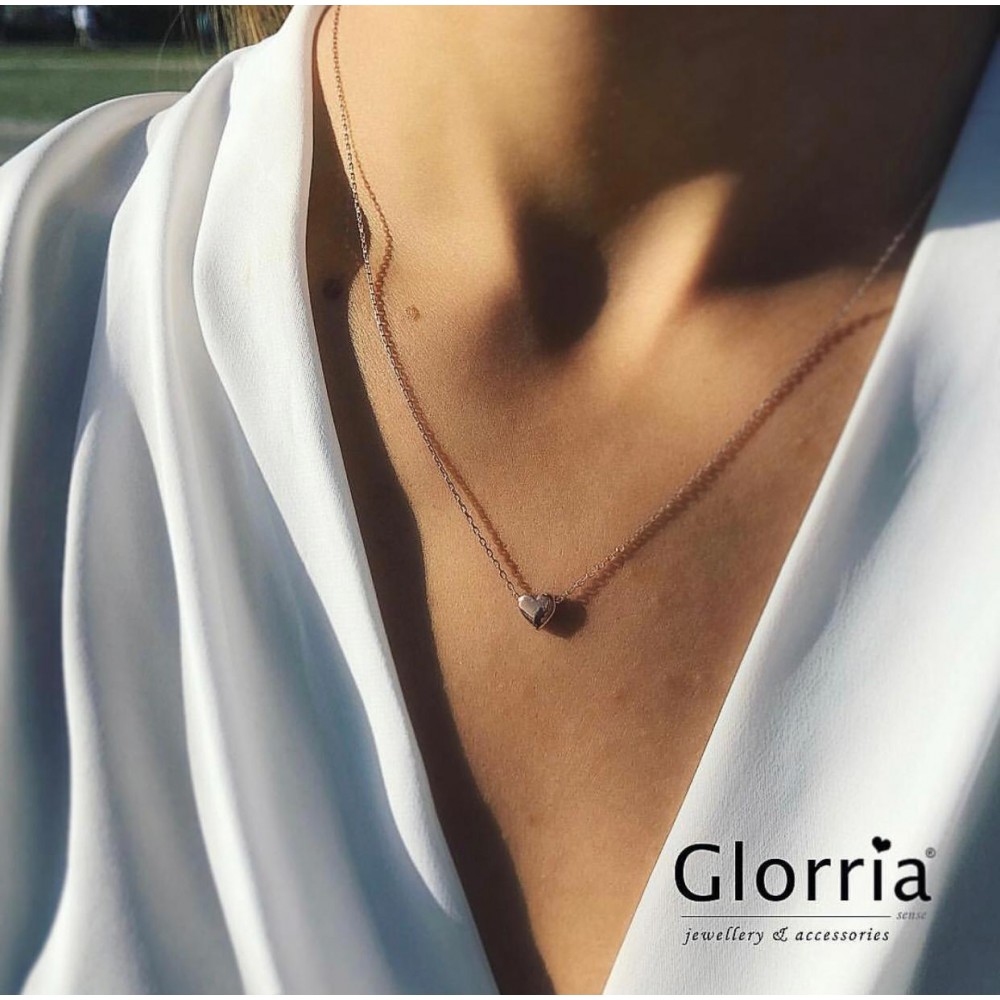 Glorria Gümüş Kalp Kolye Glorria Gümüş Kalp Kolye