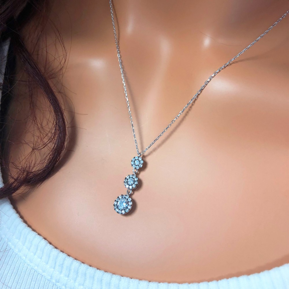 Glorria Gümüş Sallantı Kolye Glorria Gümüş Sallantı Kolye