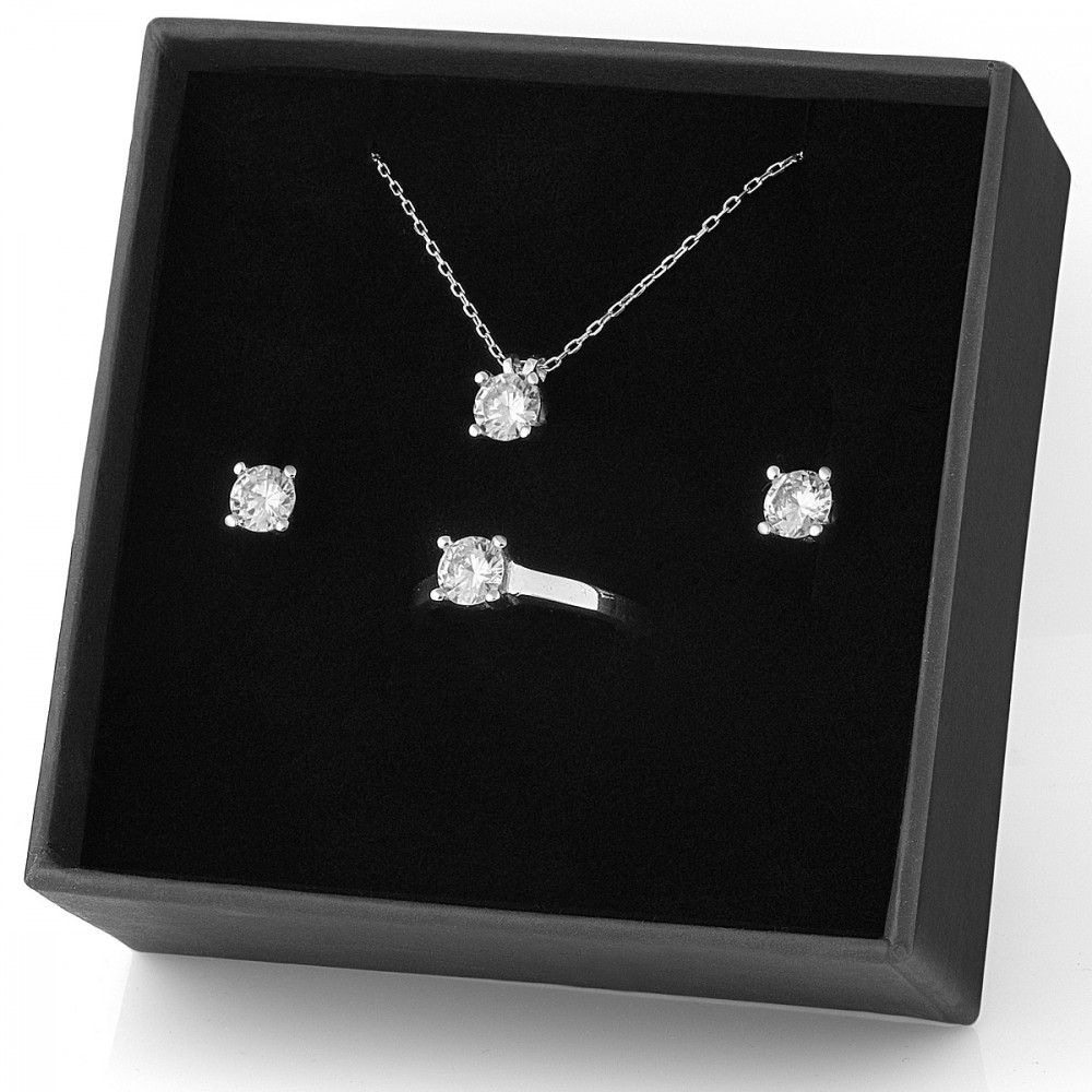 Glorria Gümüş Tektaş Set Glorria Gümüş Tektaş Set