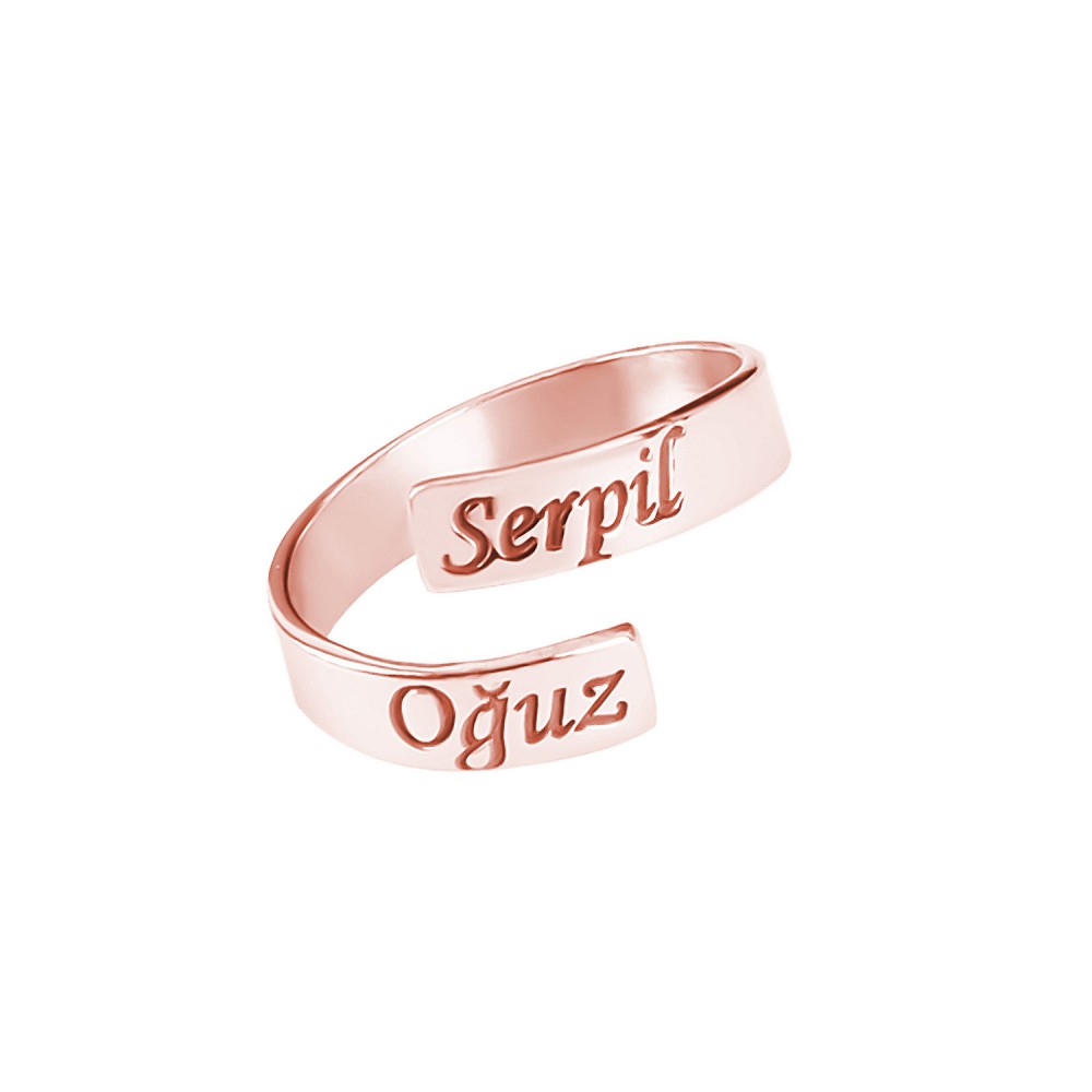 Glorria Kişiye Özel İsimli Gümüş Yüzük Glorria Kişiye Özel İsimli Gümüş Yüzük